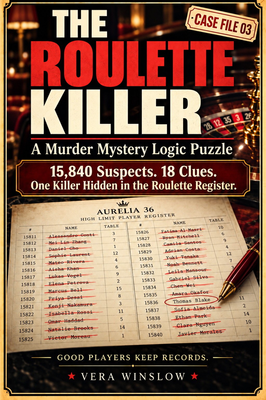 The Roulette Killer book cover